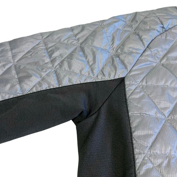 Smartwool Men's Propulsion 60 Hybrid 1/2 Zip Insulated Jacket Gray Size Medium - Picture 7 of 12